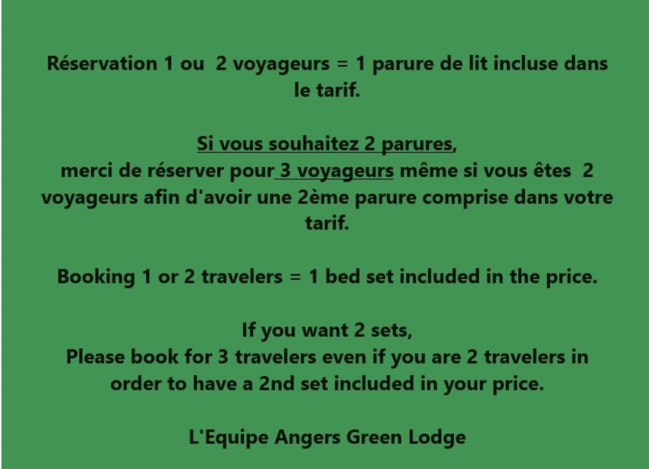 Angers Green Lodge - Cosy Studio Exterior foto